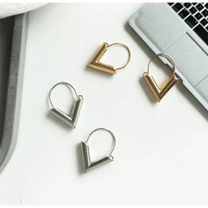 Triangle Ear Drop Earrings
